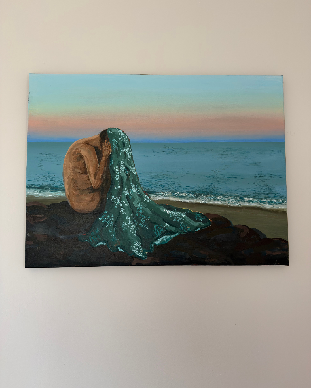 Ostrich Myth, Original Painting